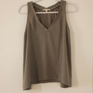 Loose Sage Green Tank Top
